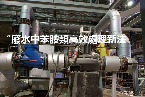 “廢水中苯胺類高效處理新法，環(huán)保先鋒引領(lǐng)綠色以后”